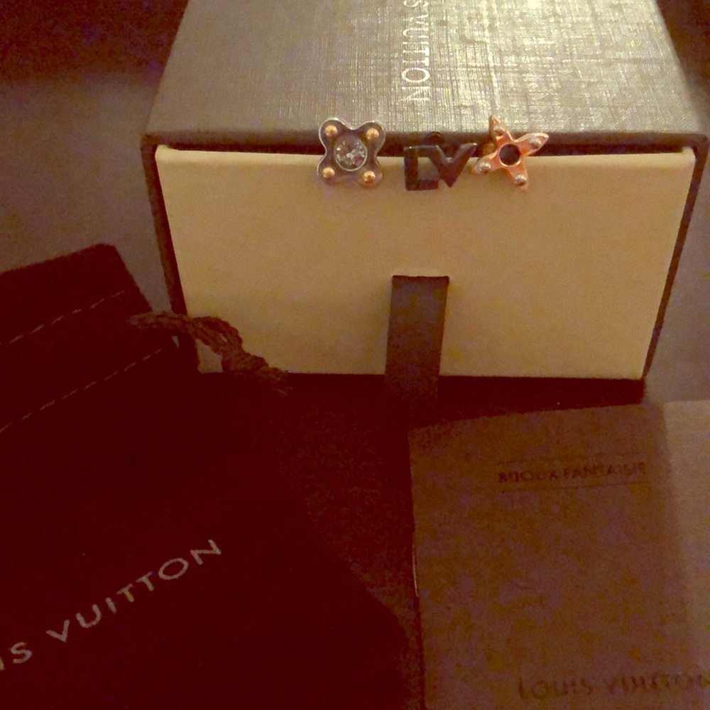 Authentic Louis Vuitton Swarovski Earrings